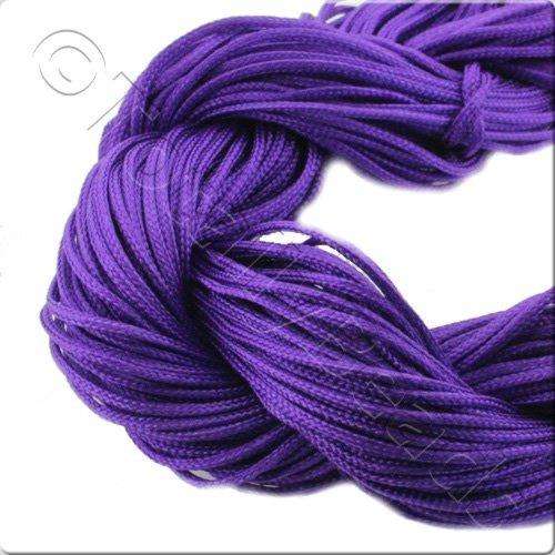 Rattail Cord 1mm Purple - 10m