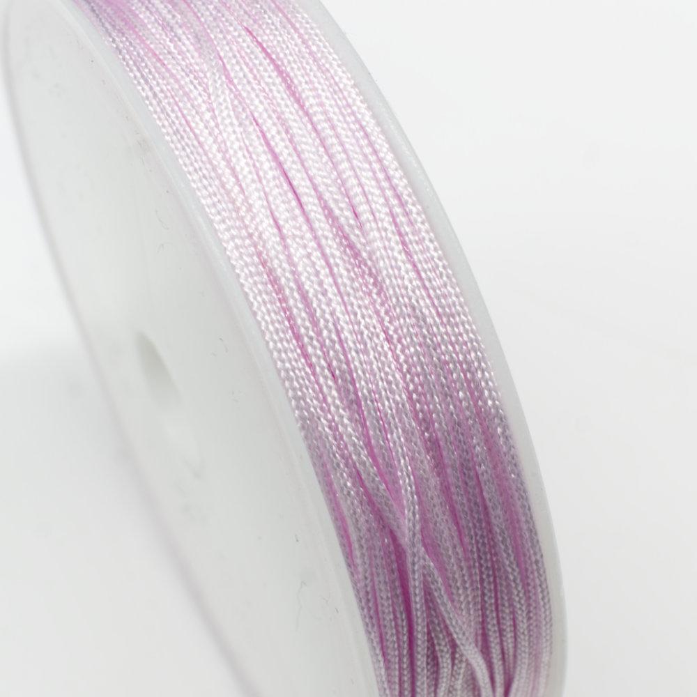 Rattail Cord 0.6mm Pink   10m for jewellery making