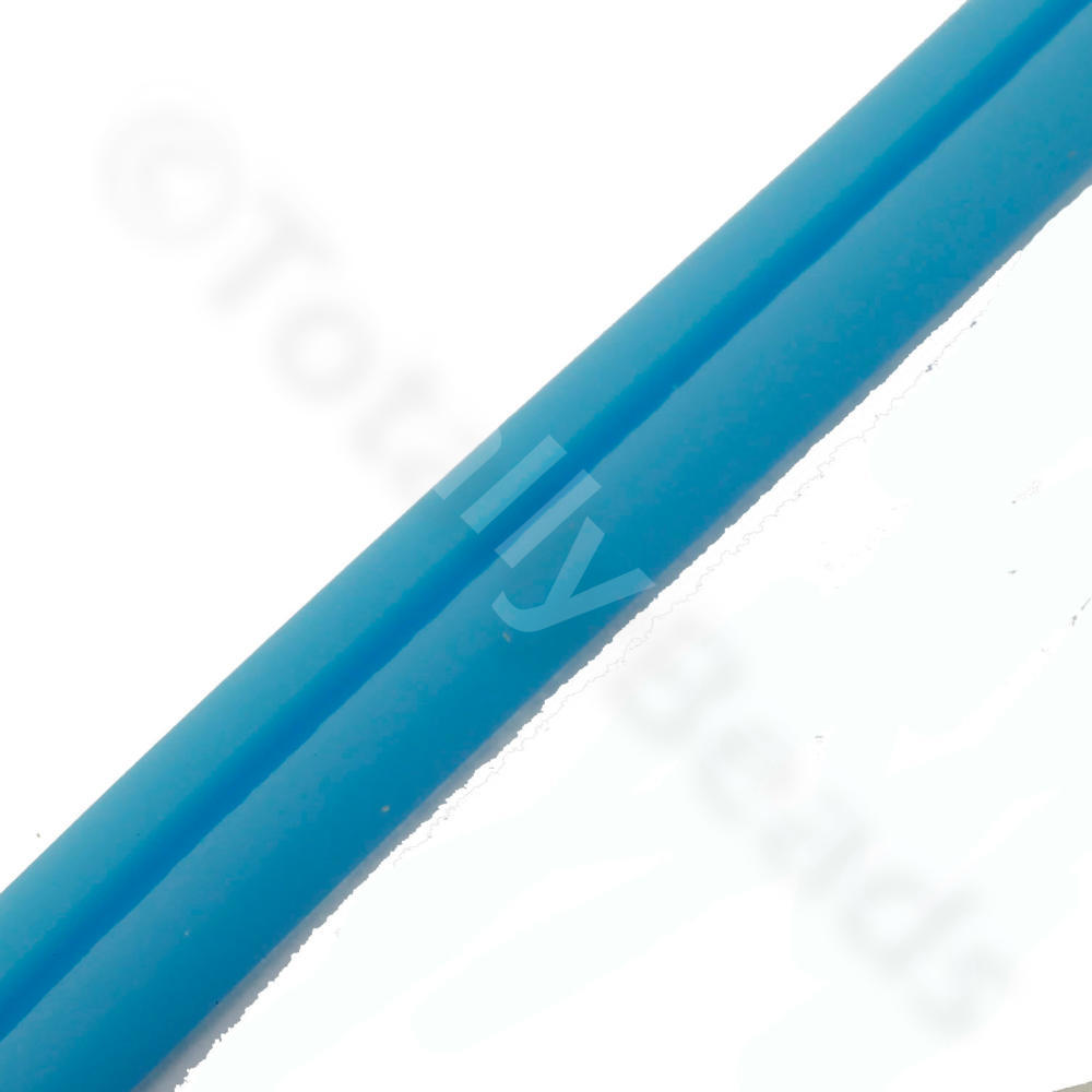 PVC Flat Groove Cord 10mm - Turquoise 25cm