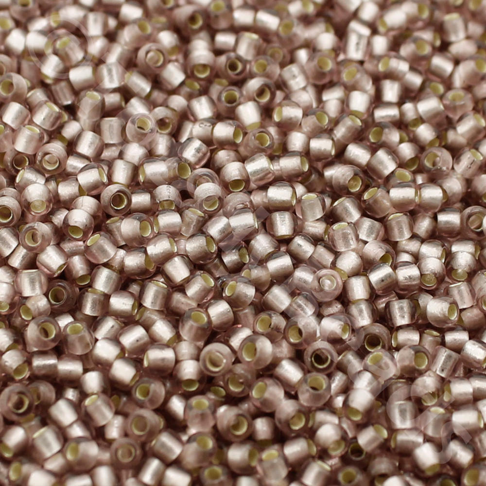 Toho Size 11 Seed Beads 10g - Silver Frost Lt Amethyst