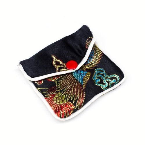 Silky Jewellery Embroidered Purse 3" #9 80 x 65mm for jewellery making