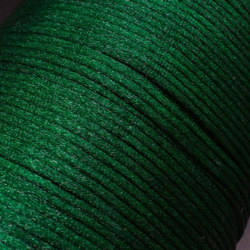 Rattail Cord 2mm 5 metres   Dark Green for jewellery making
