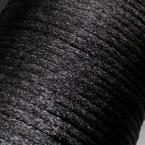 Rattail Cord 3mm 5 metres   Black for jewellery making