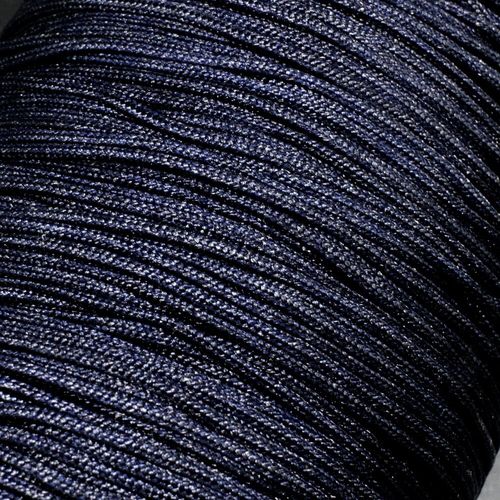 Rattail Cord 1.5mm 5 metres   Navy Blue for jewellery making