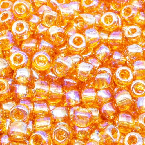Toho Size 3 Seed Beads 10g   Rainbow Topaz 5 x 4mm for jewellery making