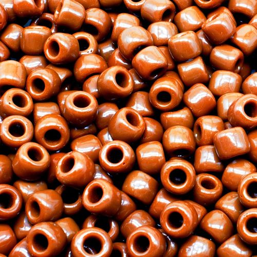 Toho Size 3 Seed Beads 10g   Opq. Terra Cotta 5 x 4mm for jewellery making