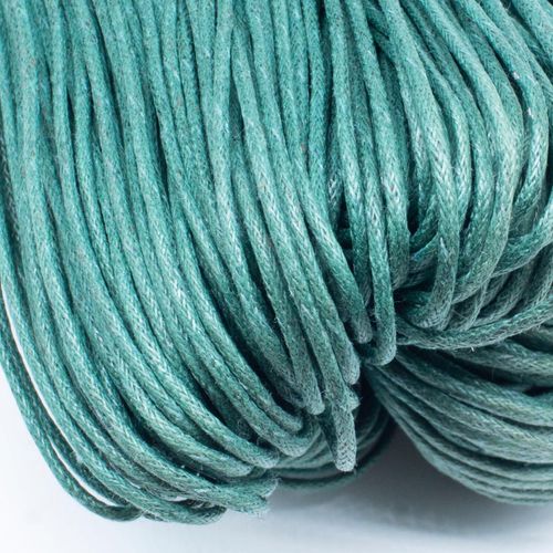 Wax Cotton Cord 1.5mm 4 metres   Petrol for jewellery making