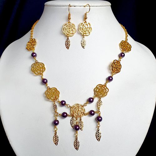 Malia Rose Jewellery grape jewelry making kit — DIY set with beads and instructions for creating handmade jewelry