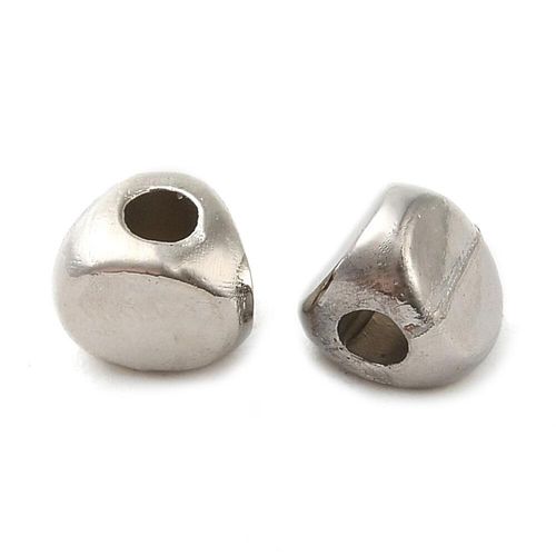 Acrylic Triangle 5mm 80pcs   Antique Silver for jewellery making