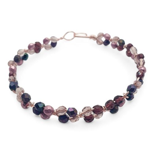 Natasha Fire Polished Jewellery   Purple Spirit for jewellery making