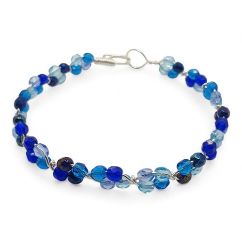 Natasha Fire Polished Jewellery   Winter Blue for jewellery making