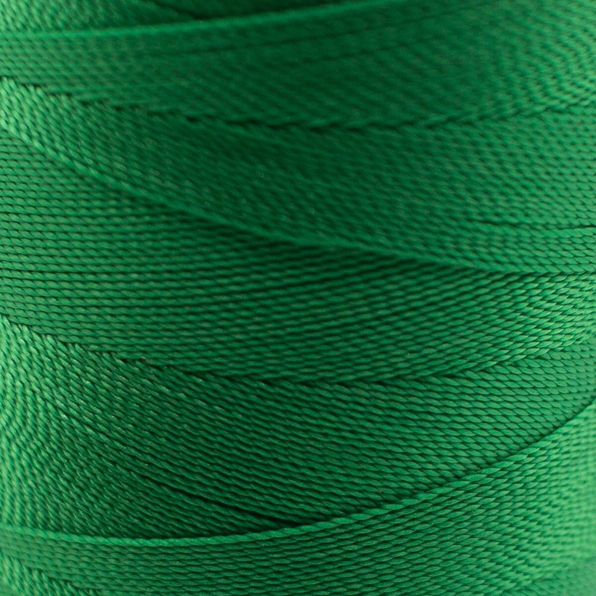 Micro Macrame Cord 3ply 0.1mm 15 metres   Green for jewellery making