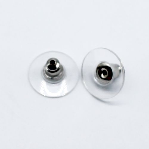 Earring Stopper Acrylic with Stud 12mm   10 Pairs for jewellery making