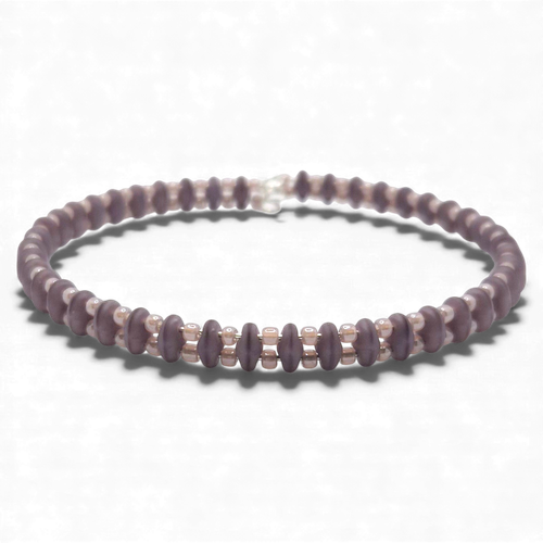 Edith SuperDuo Bangles   Matt Violet for jewellery making