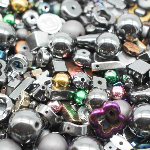 Hematite Mixed Beads 150g   Mixed Colour 3mm for jewellery making