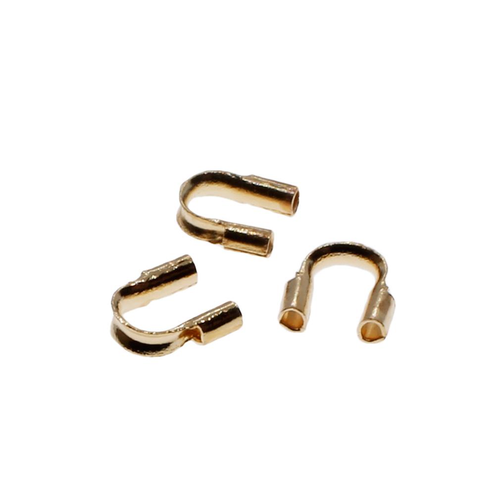 Wire Protector 5mm 50pcs  - Champagne Gold