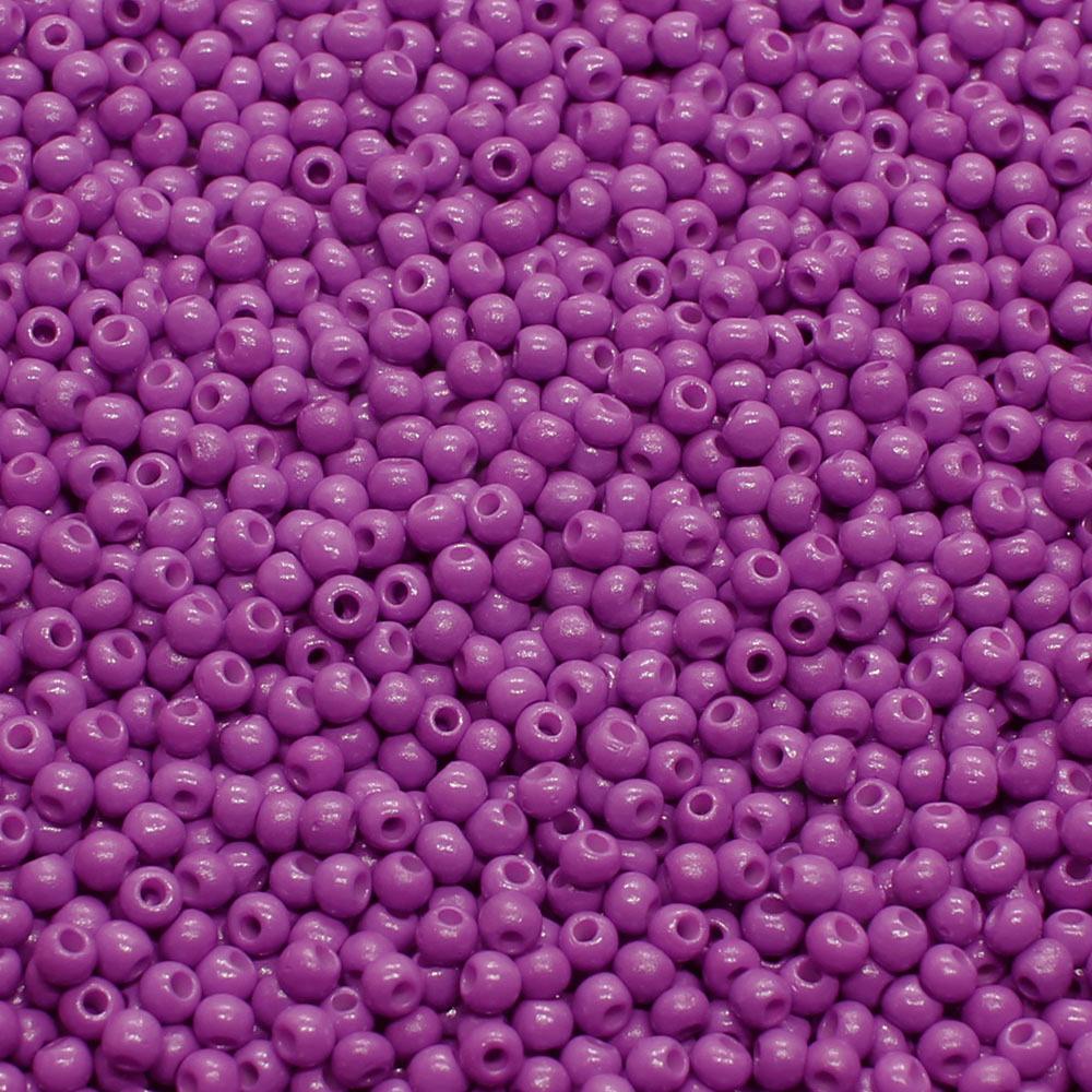 FGB Seed Beads Size 12 Opaque Lilac - 50g