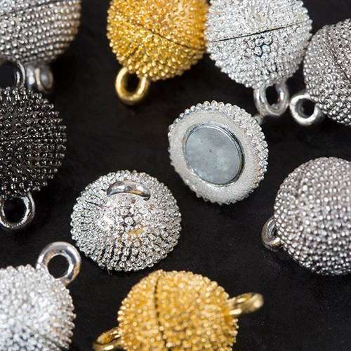 Magnetic Clasp 12mm Spotted - 10 Pack