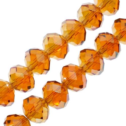 10mm crystal beads auburn, pack of 30 — faceted for jewelry making and beadwork