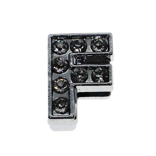 Slider Letter Bead - F