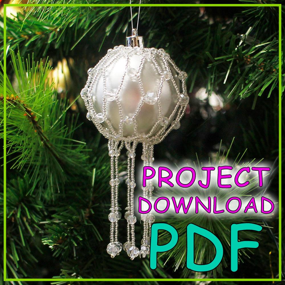 1Christmas Netted Bauble - Download Instructions