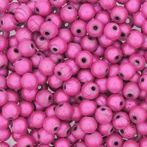 Miracle Beads - 5mm 80pcs Round Fuchsia