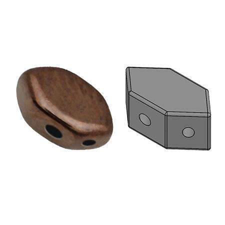 Paros Puca Beads - Dark Bronze