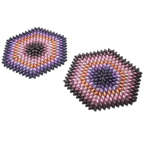 GemDuo Coaster bundle pinks/purples jewelry making kit — DIY set with beads and instructions for creating handmade jewelry