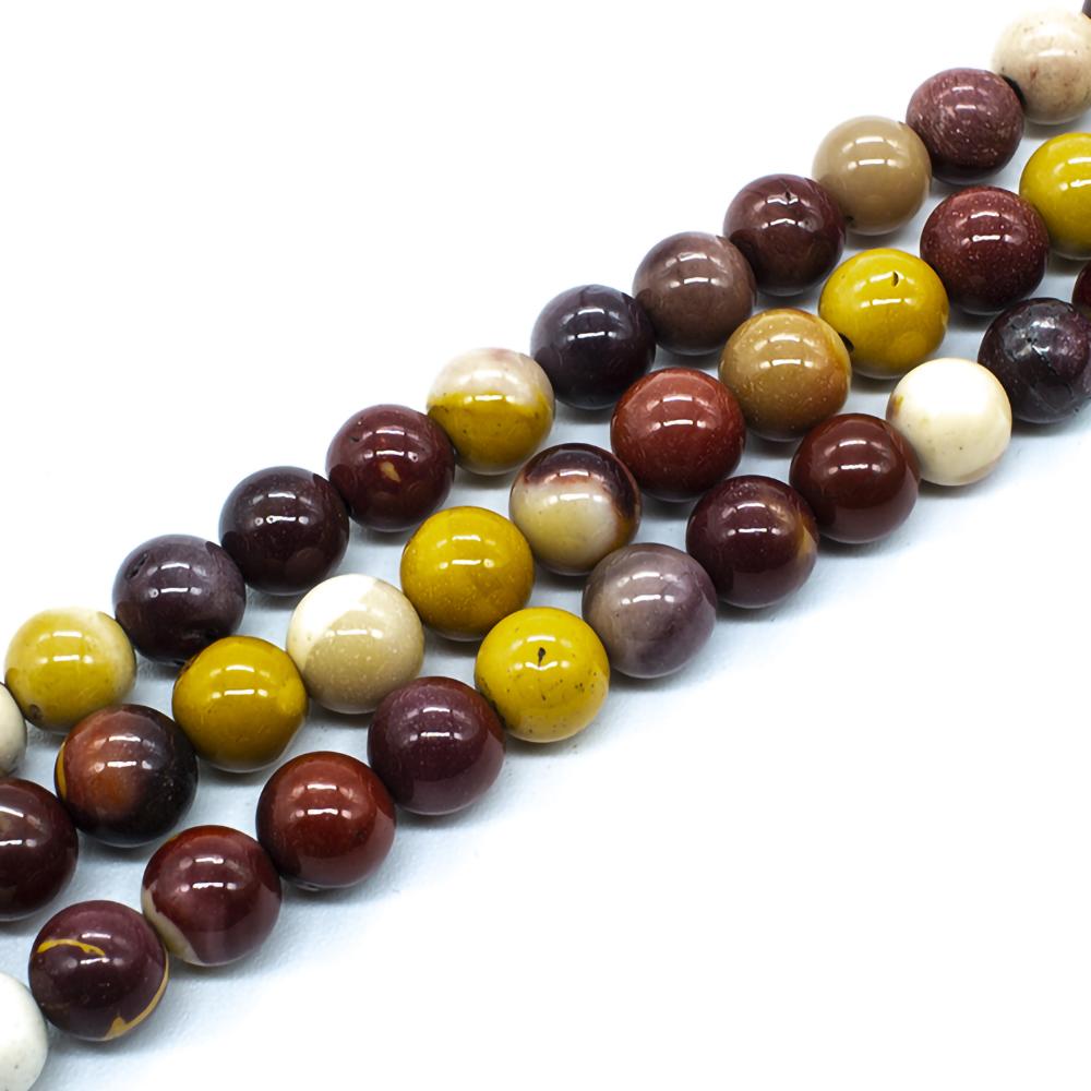 Mookaite Round Beads - 8mm 15" inch strand