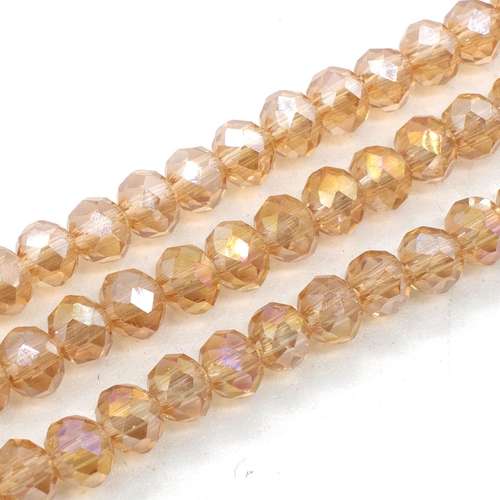 4mm crystal beads sunset — faceted for jewelry making and beadwork