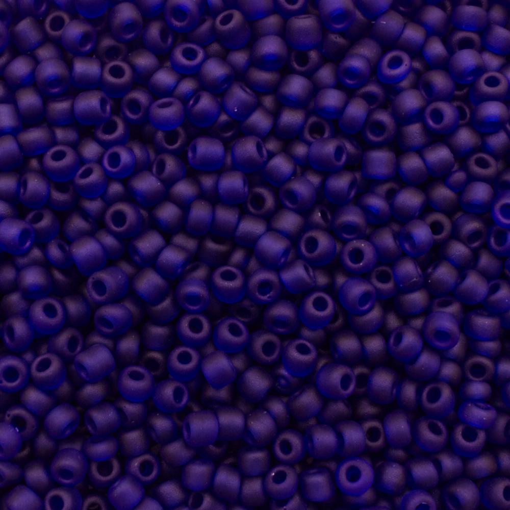 FGB Seed Bead Size 8 - Frosted Indigo 50g