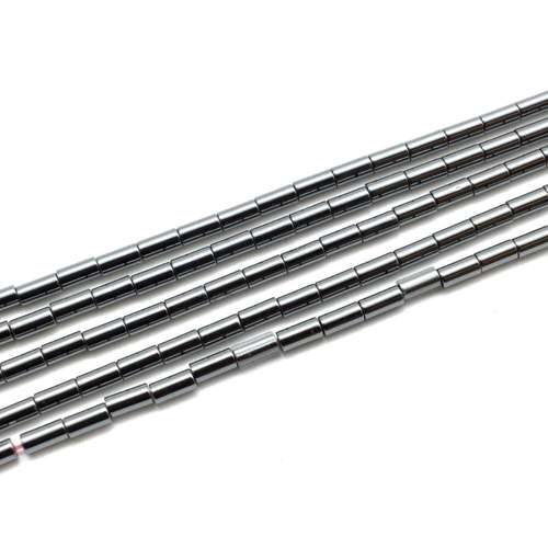 2x4mm hematite beads — for jewelry making, crafting, and beadwork projects