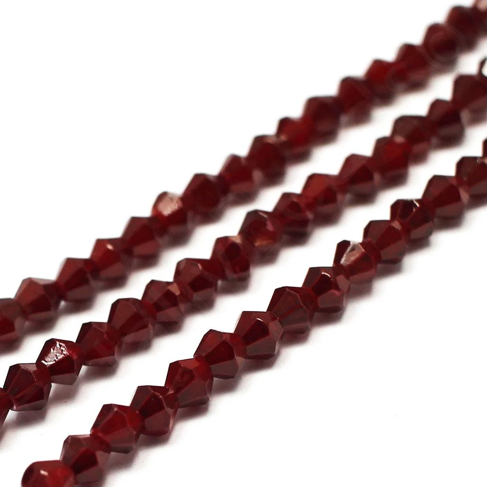 Value Crystal Bicone's - Blood Red - 600 Beads