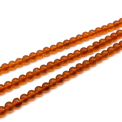 Glass Beads Round 7mm - Topaz