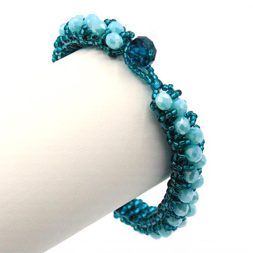 Grace Bracelet Makes 2 lagoon breeze bracelet making kit — DIY set with beads and instructions for creating handmade jewelry