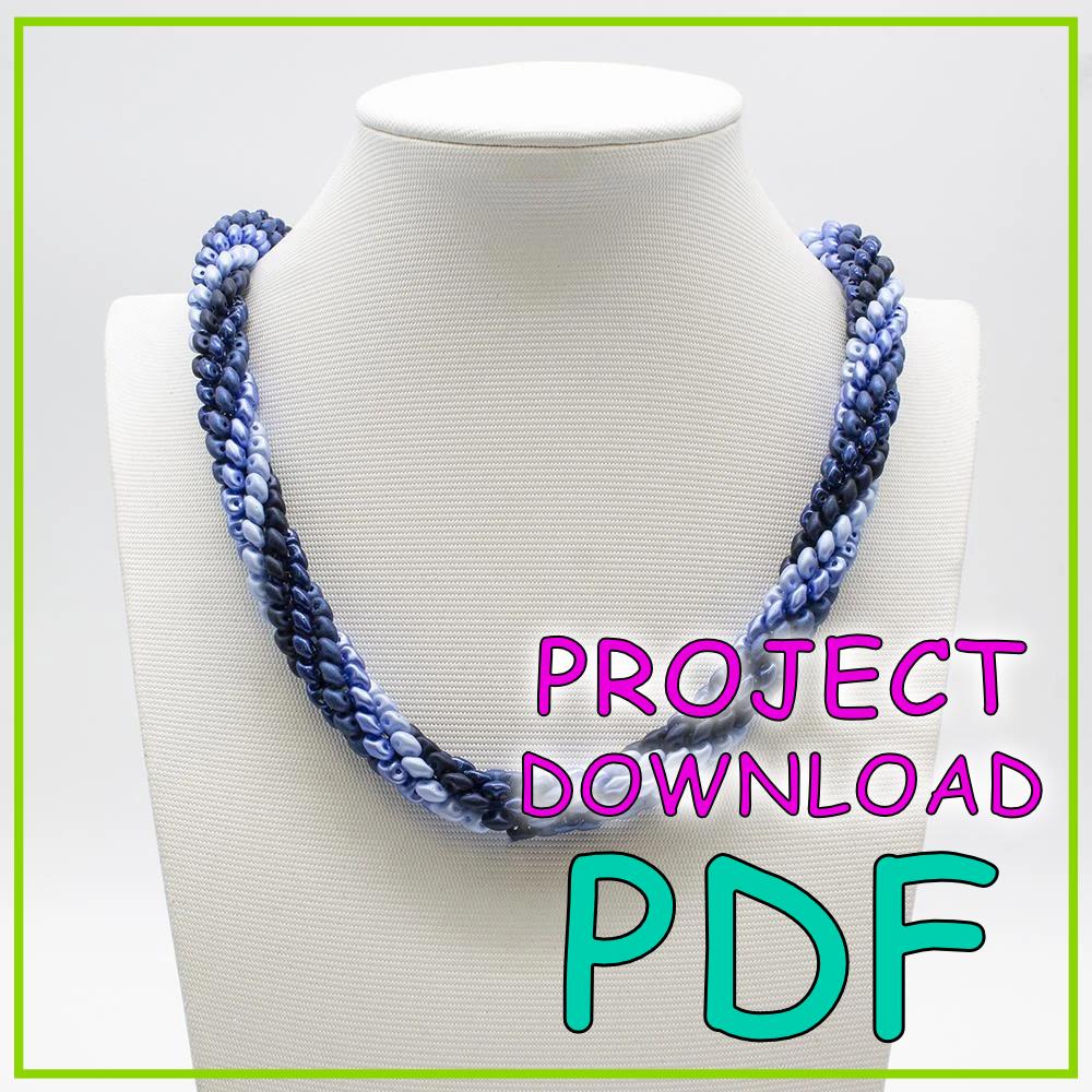 SuperDuo Spiral Necklace - Download Instructions