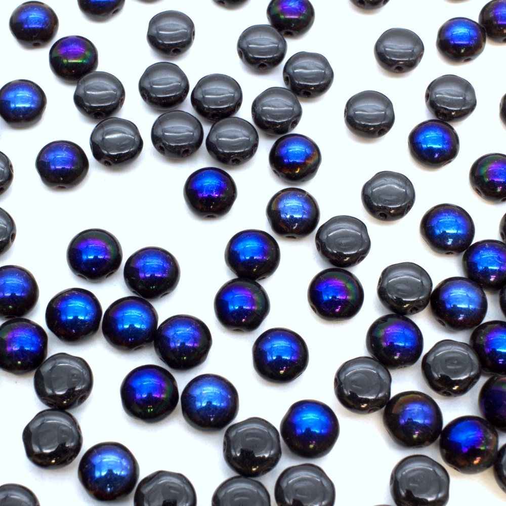 Preciosa Candy Beads 8mm 20pcs - Black Iris