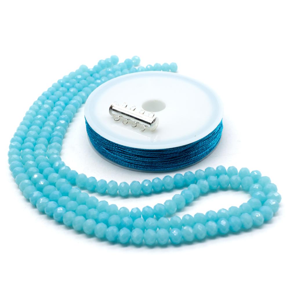 BC Week11 2022 - Knitting with Beads - Baby Blue