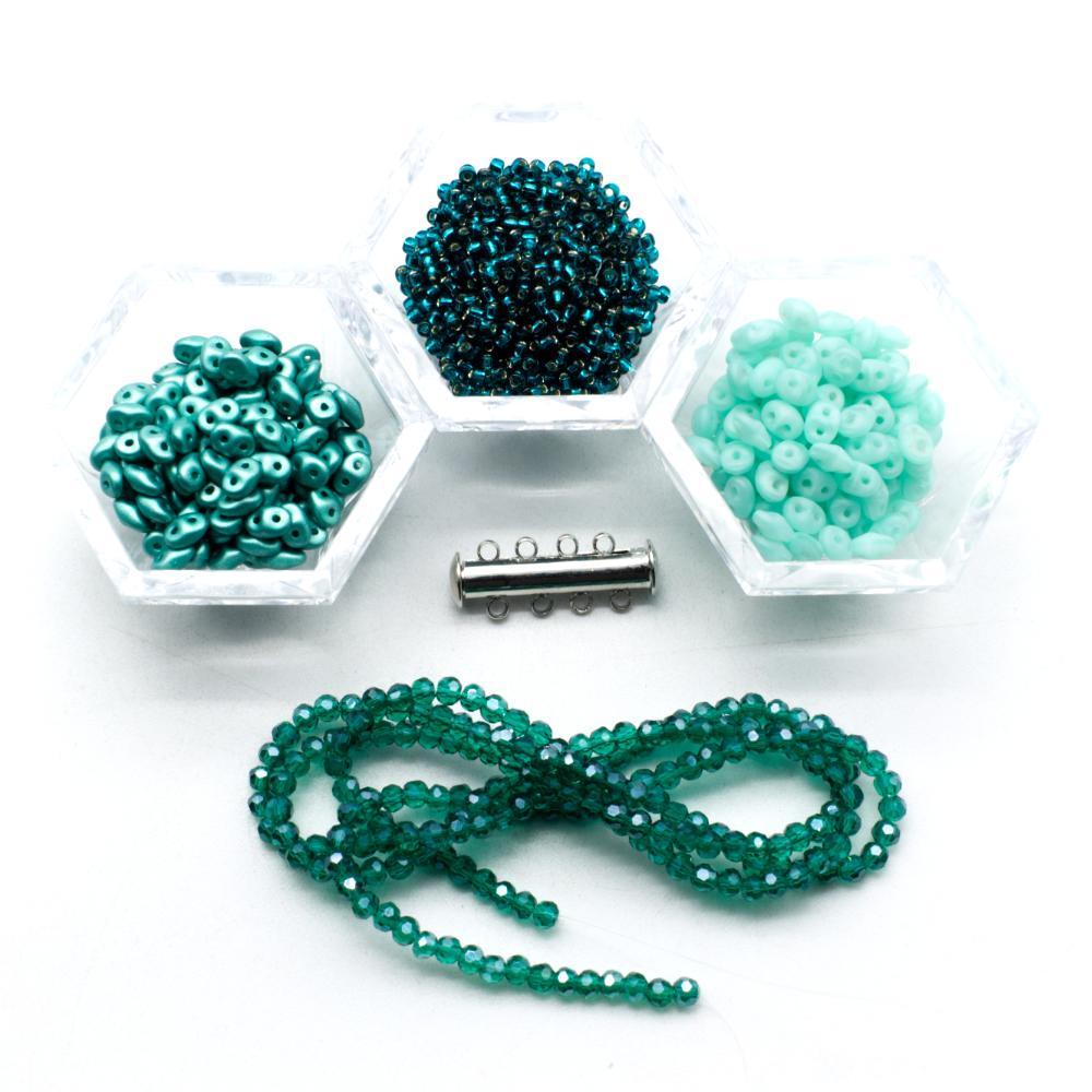 BC Week 14 2022 - Super Duo Necklace - Teal