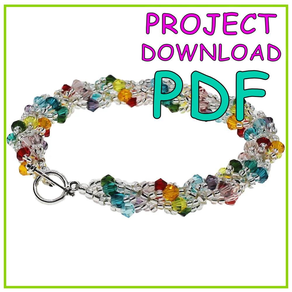 Rainbow Crystal Bracelet - Download Instructions