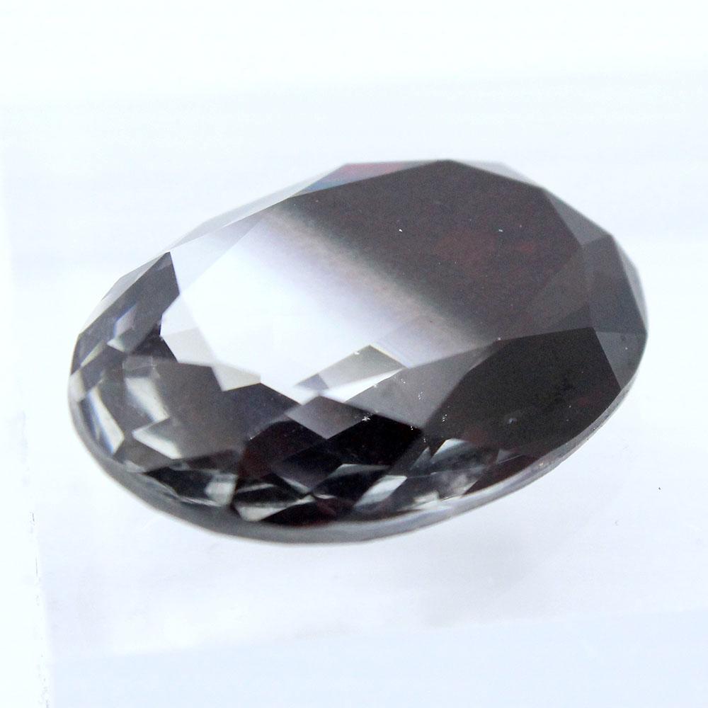 Crystal Oval Cabochons 30x20mm - Crystal Charcoal