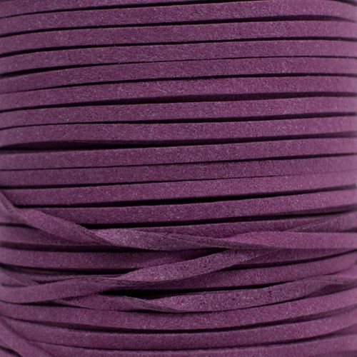 Suede Cord 3mm 5 metres  Mauve for jewellery making