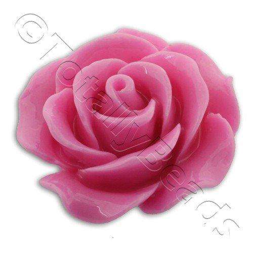 Acrylic Rose 25mm 1 Row - Sugar Pink