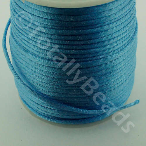 Rattail Silky Cord 2.5mm Baby Blue - 45m