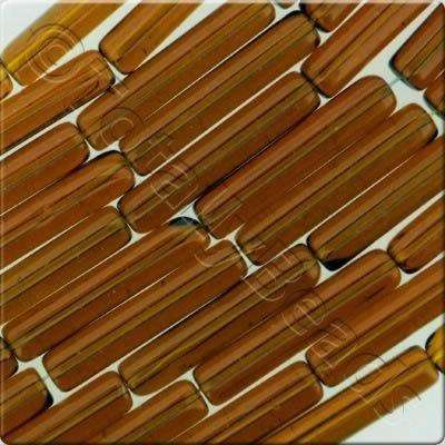 Glass Tube 30mm - Brown