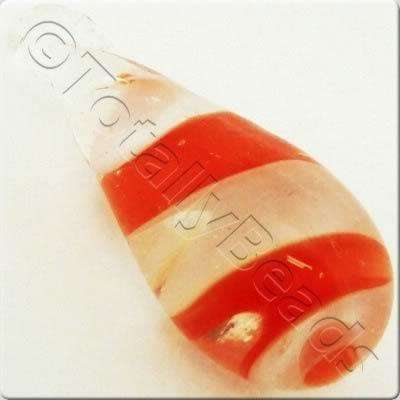 Lampwork Pendant - Drop 34mm - LPR05