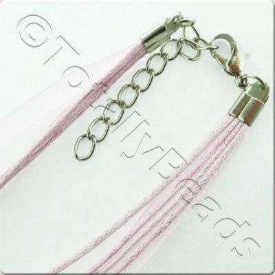 Organza Necklace Cord - Pink