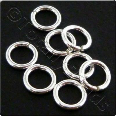 Sterling Silver - Jump Ring - 6x0.8mm 12pcs