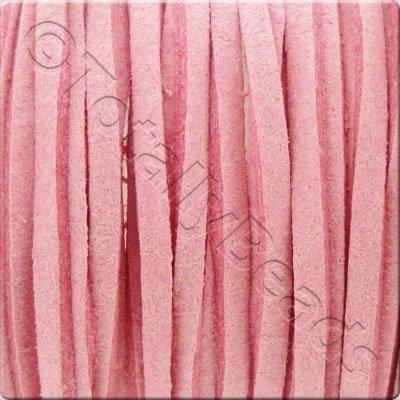 Suede Cord Pink - 3mm - 5m Spool