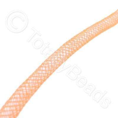 Nylon Mesh Tubing - 4mm Orange - 4m pack
